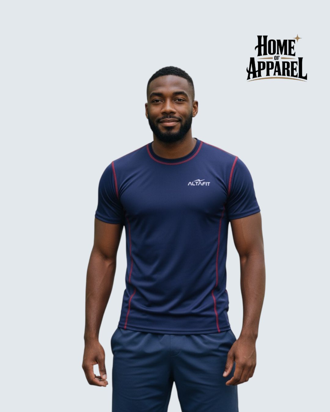Contrast Stitch Dri Fit Mesh T-Shirt