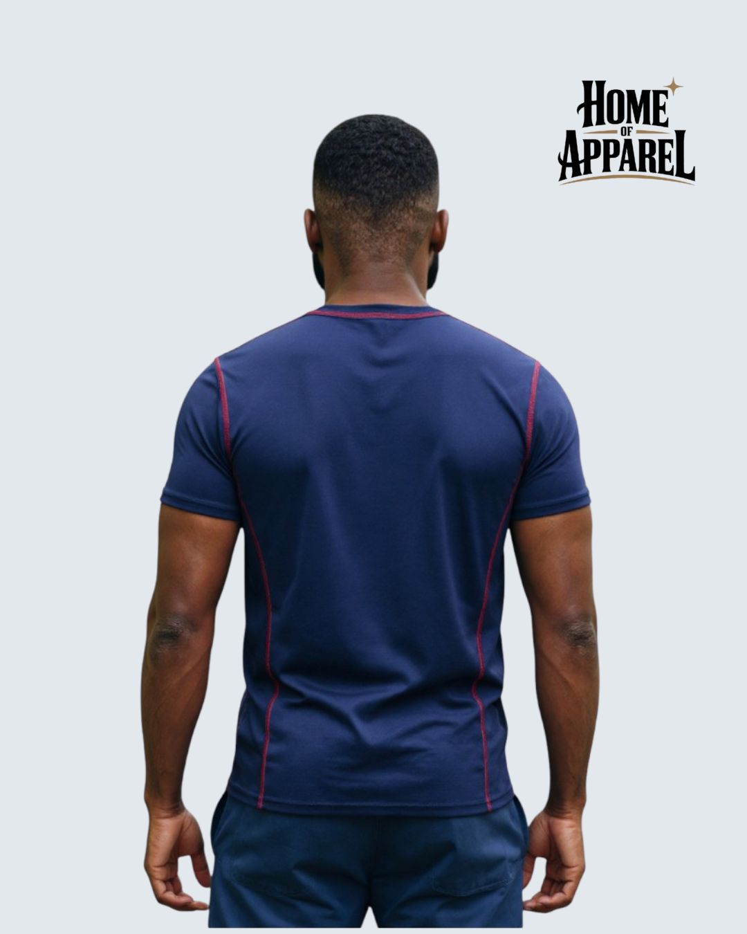 Contrast Stitch Dri Fit Mesh T-Shirt