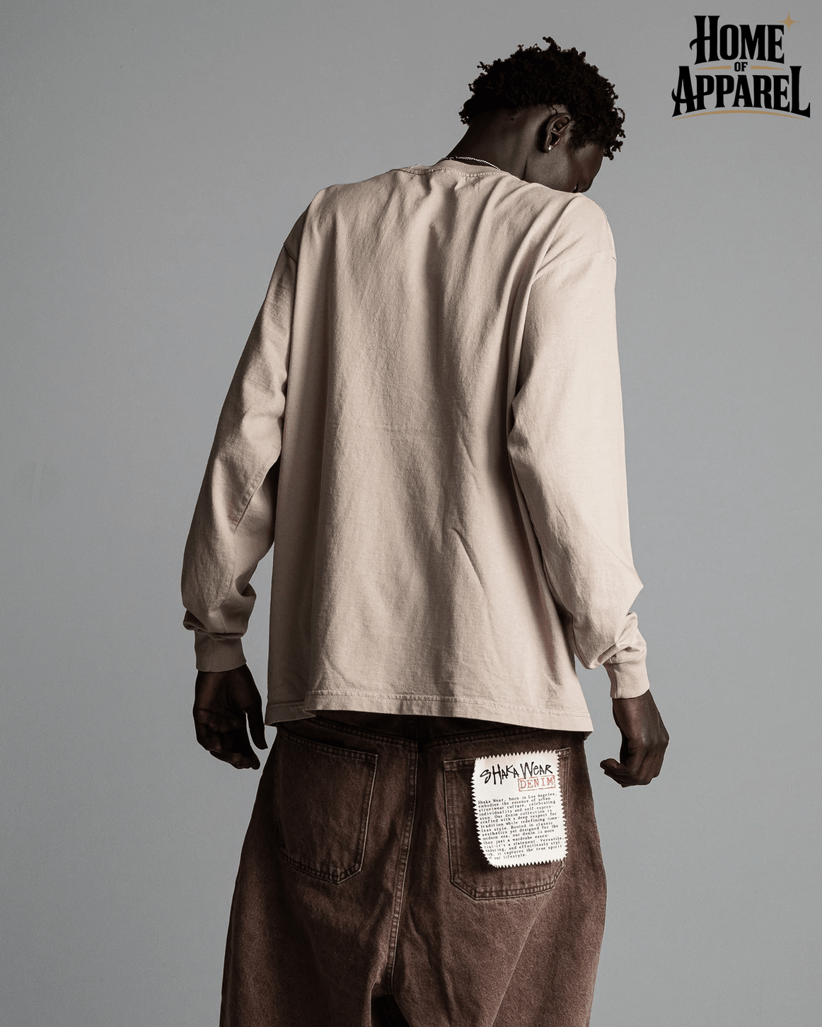 Shaka Wear Max Heavyweight garment-dyed long sleeve T-shirt, image 20