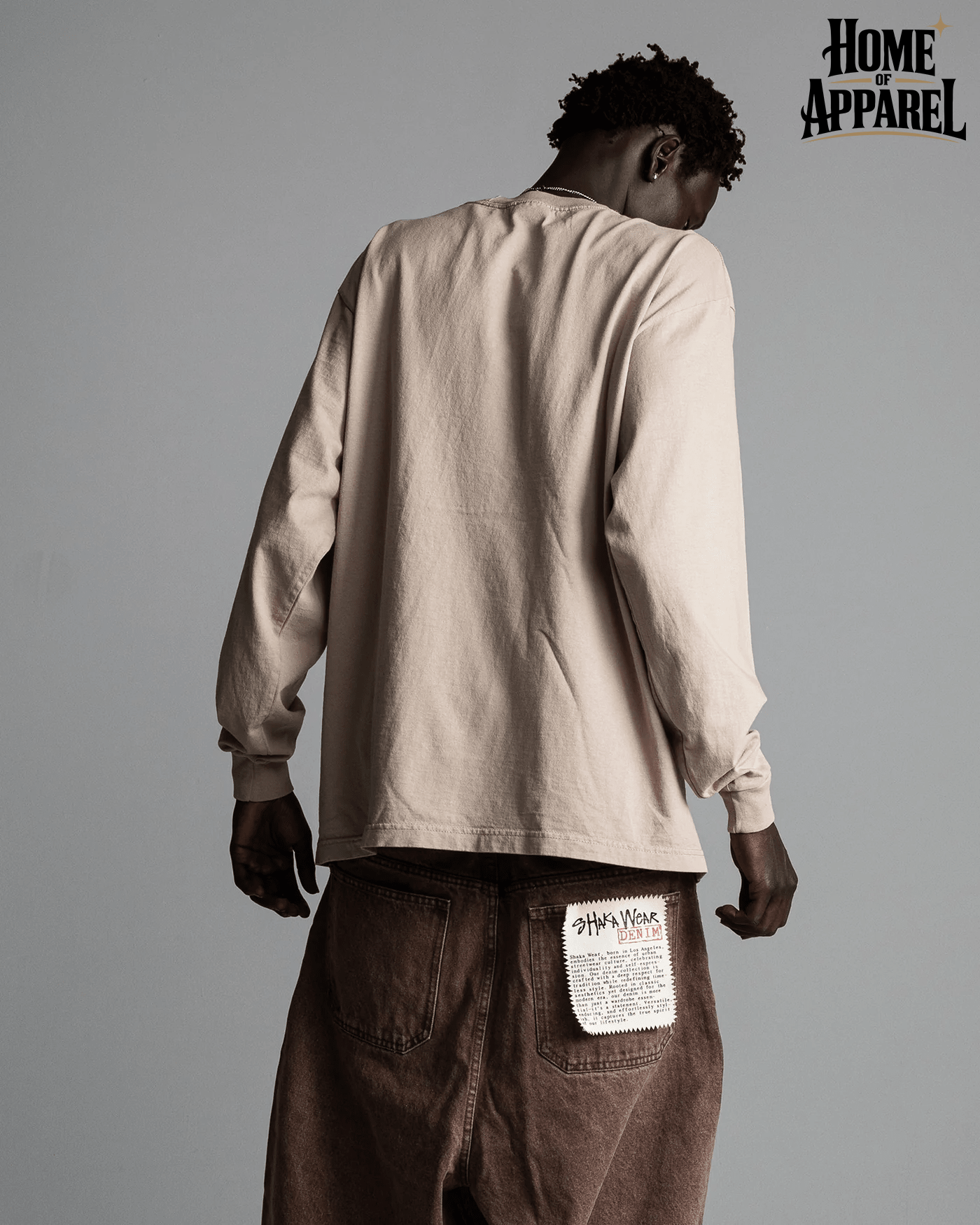 Shaka Wear Max Heavyweight garment-dyed long sleeve T-shirt, image 20