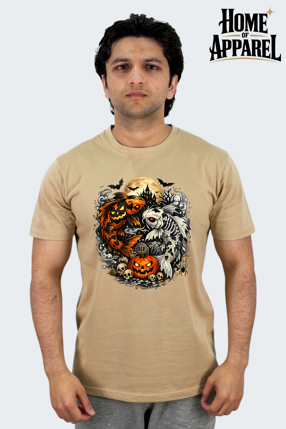 Halloween Unisex Graphic T-Shirt – 100% Cotton | Soft Short Sleeve Spooky Tee