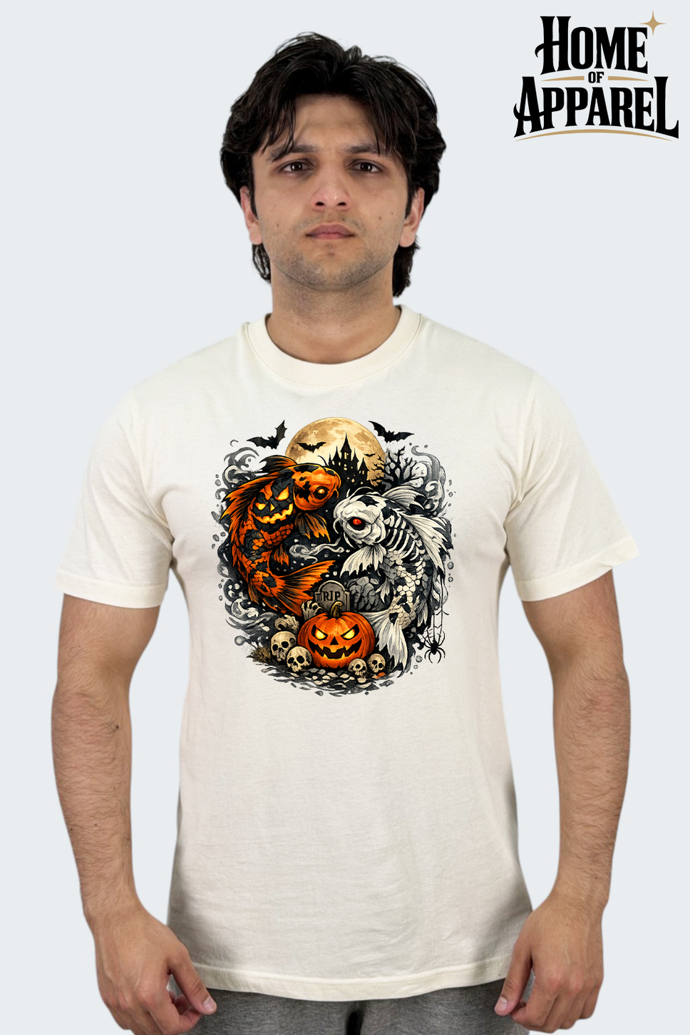 Halloween Unisex Graphic T-Shirt – 100% Cotton | Soft Short Sleeve Spooky Tee