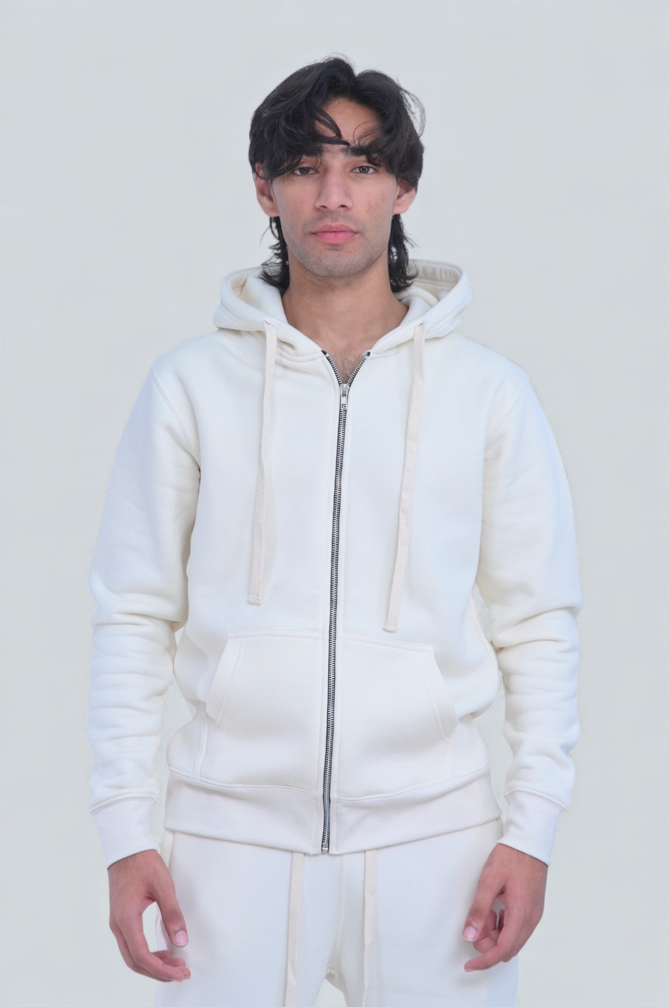 Heavy Weight  Cotton Fleece Zip Up Hoodies