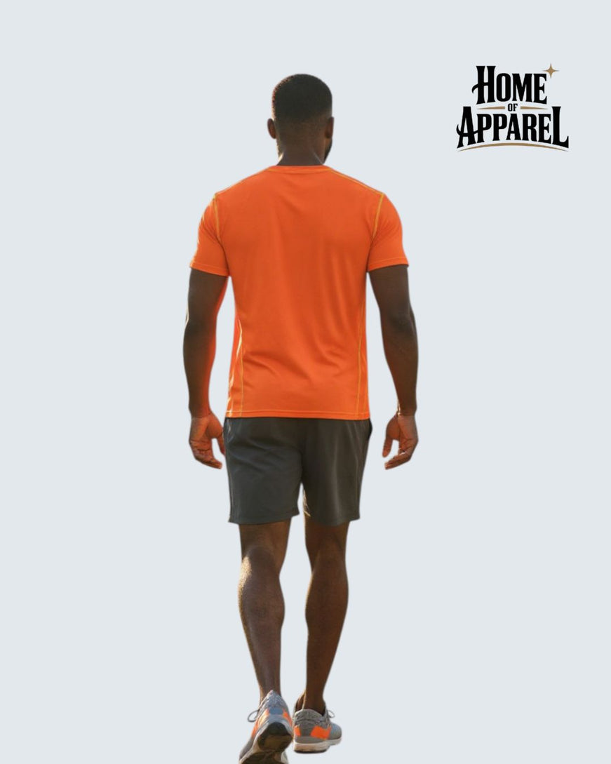 Contrast Stitch Dri Fit Mesh T-Shirt