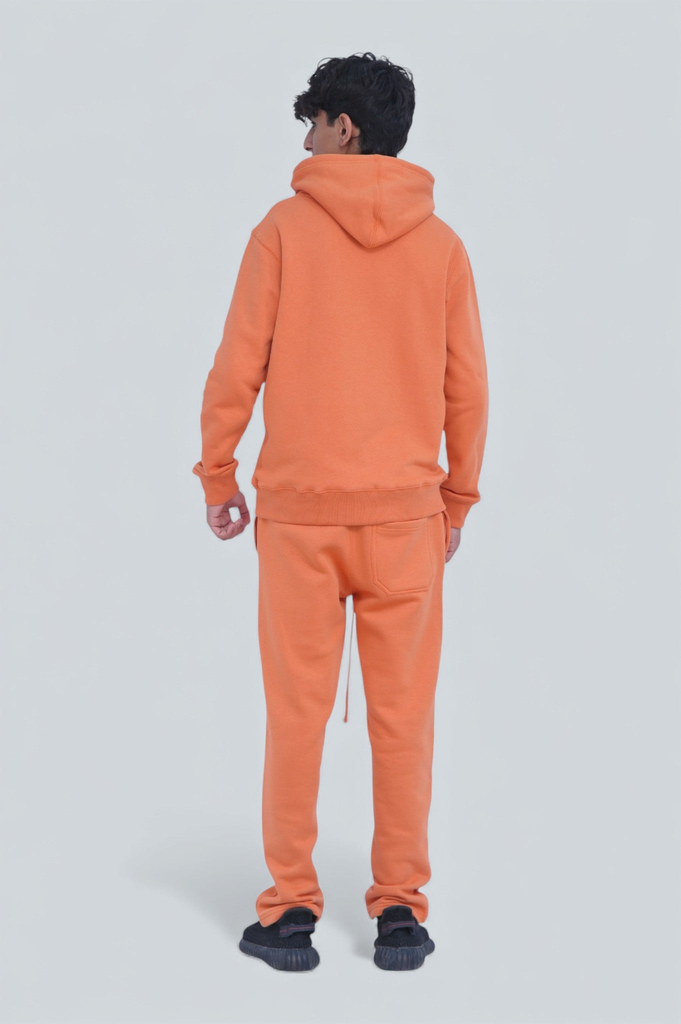 Orange Heavy Weight Cotton Fleece SweatSuit