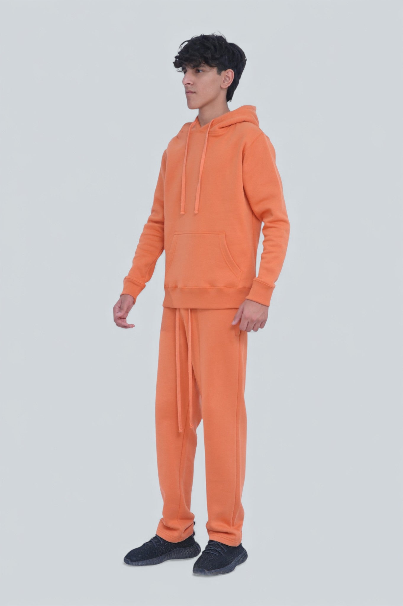 Orange Heavy Weight Cotton Fleece SweatSuit