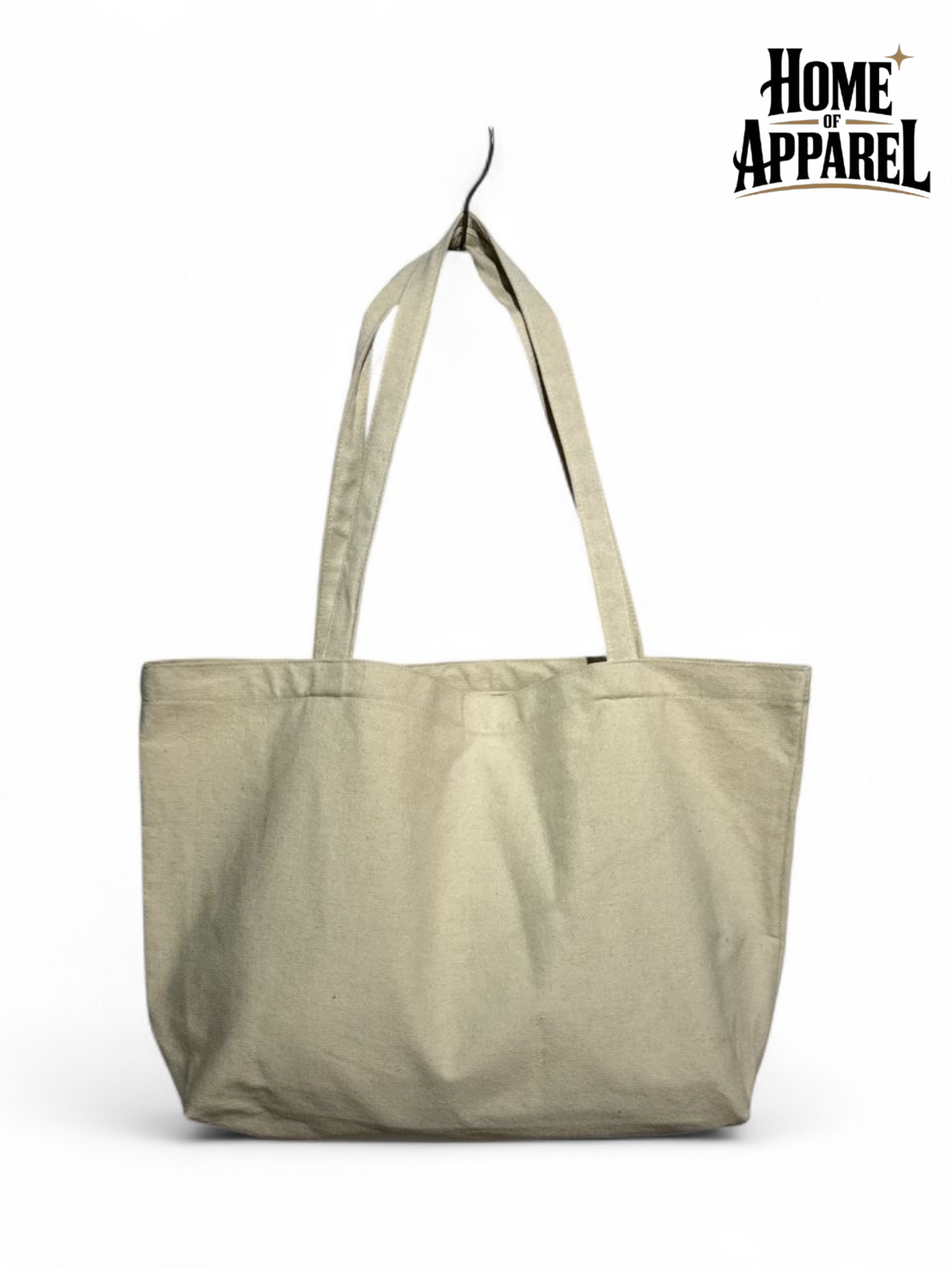 Customizable Beige Tote Bag