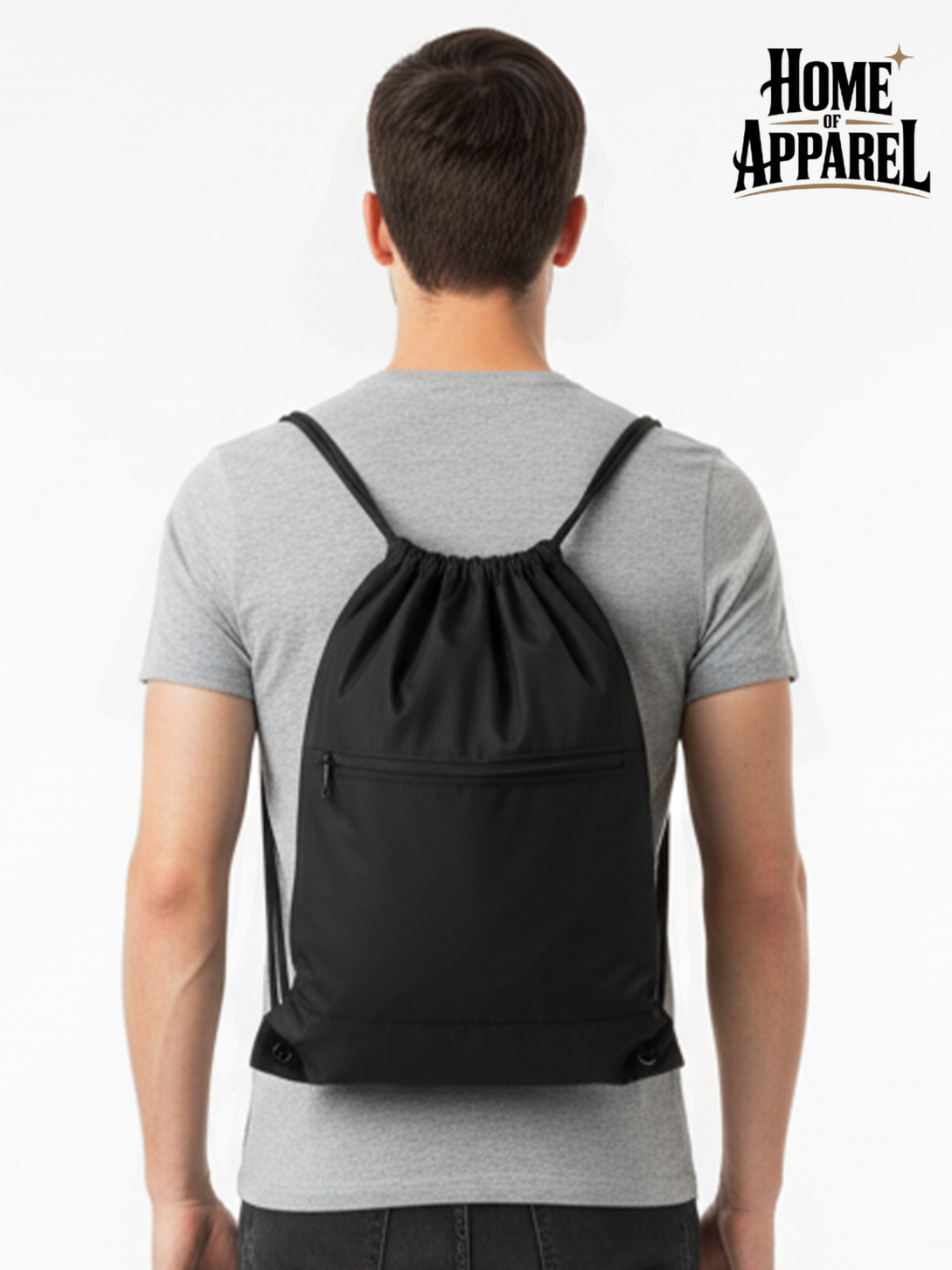 Nylon Drawstring Backpack