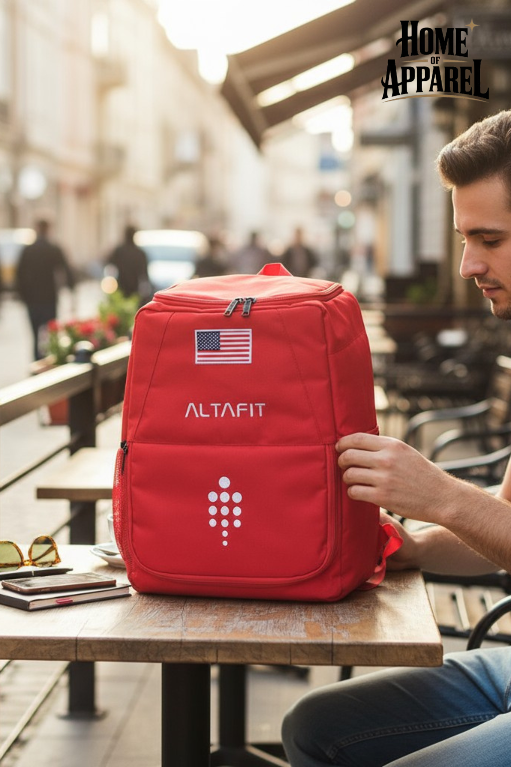 Premium Cordura Everyday Backpack With Flags
