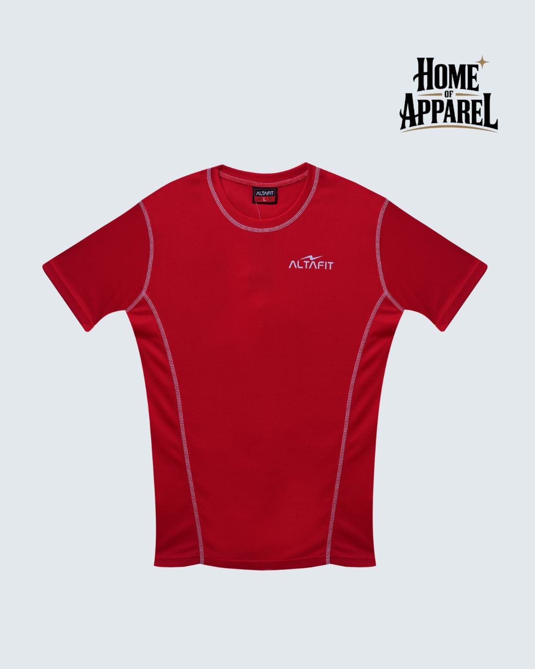 Contrast Stitch Dri Fit Mesh T-Shirt