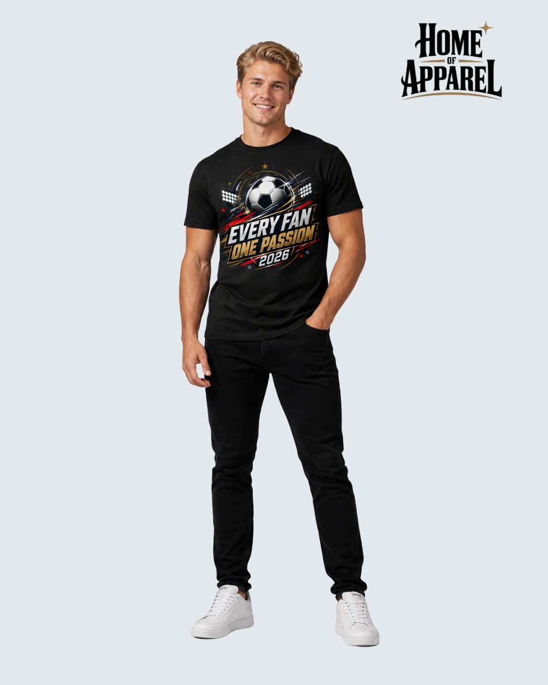 Regular Fit Short Sleeve Sports Fan Graphic T-Shirt