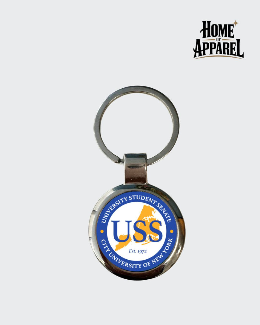 Round Metal Keychain (University Student Senate)