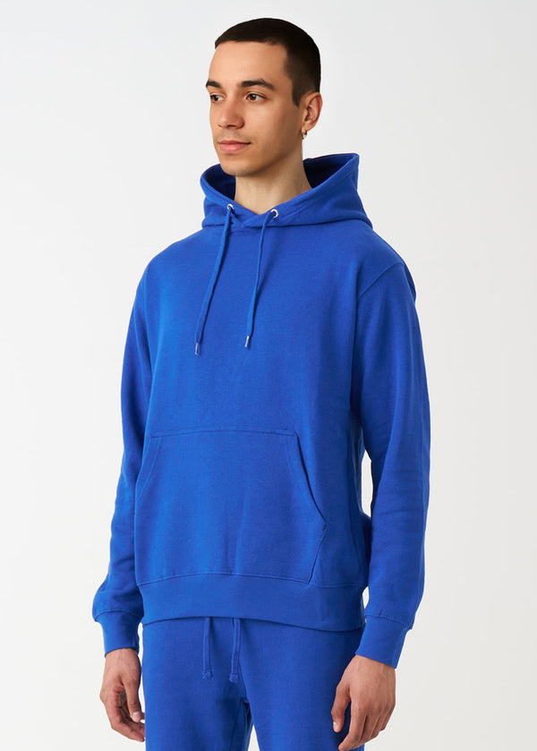 Royal Blue Heavy Blend Fleece Hooded Sweatshirt
