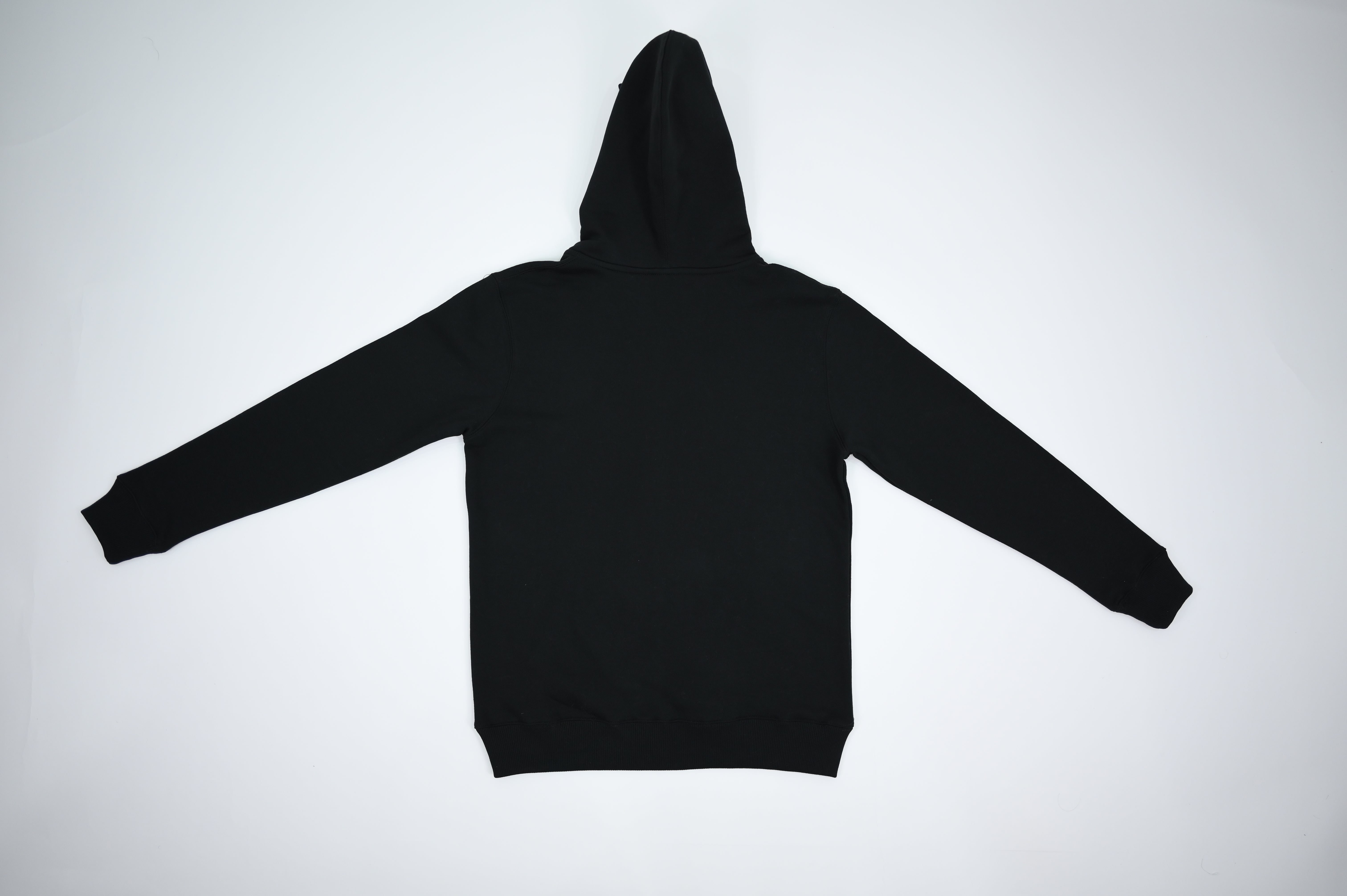 Black Full Zipper Heavy Blend Hooded Sweatshirt