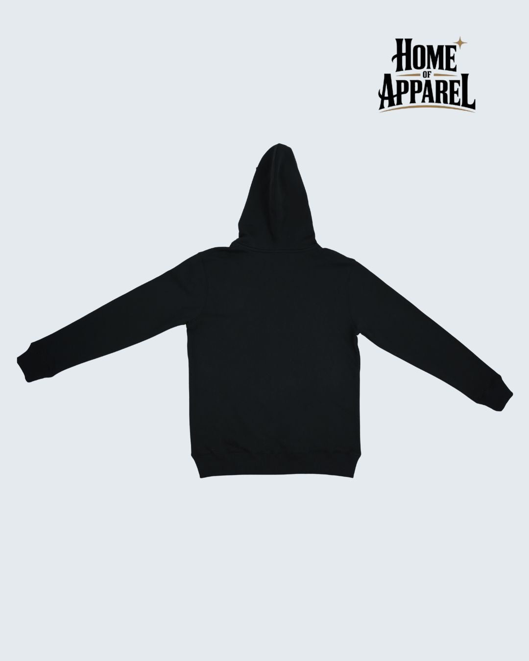 Black Full Zipper Heavy Blend Hooded Sweatshirt