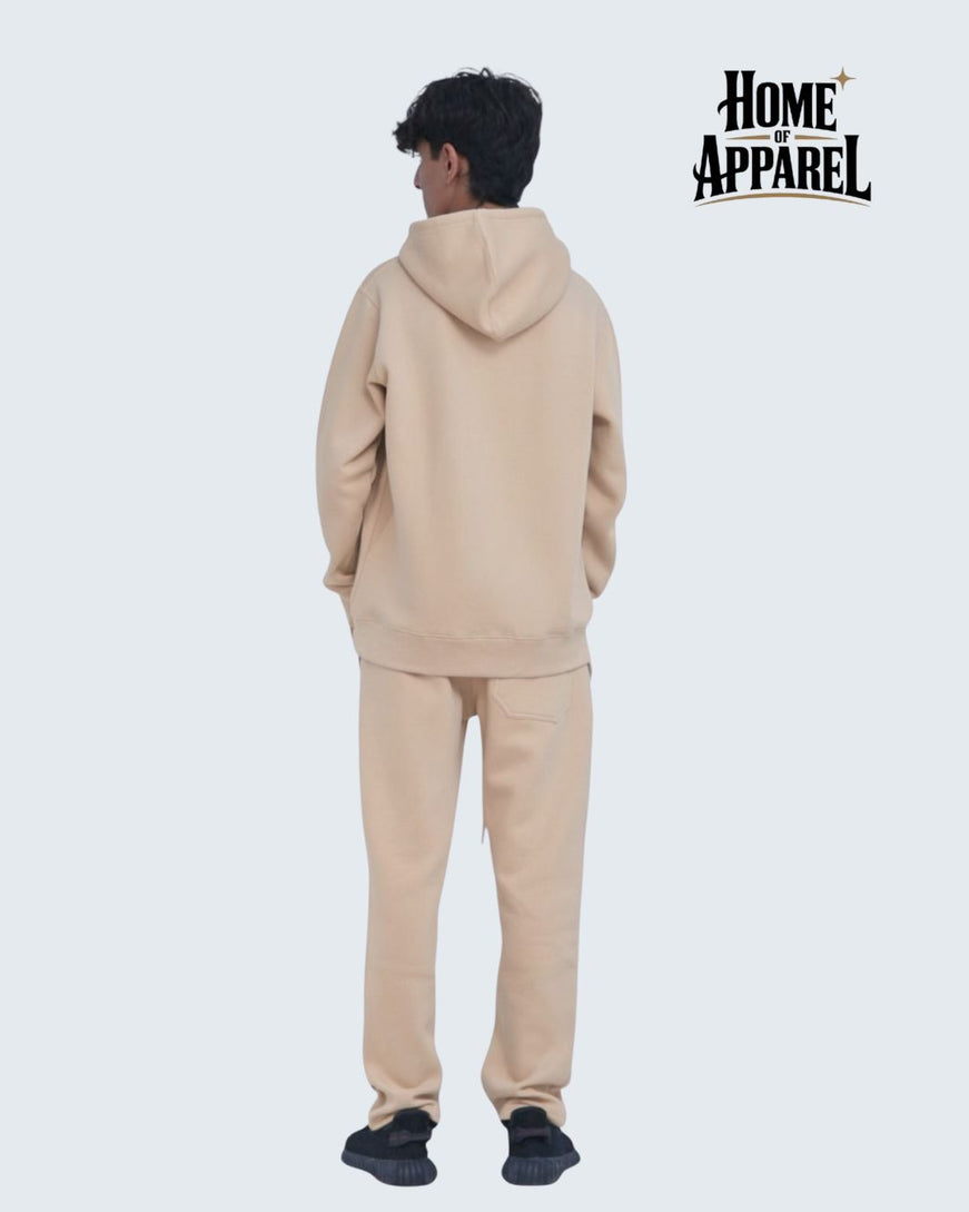 Sand Heavy weight Cotton fleece SweatSuit