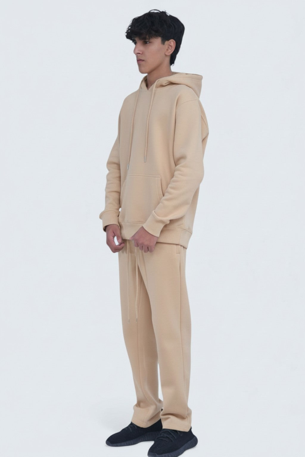 Sand Heavy weight Cotton fleece SweatSuit