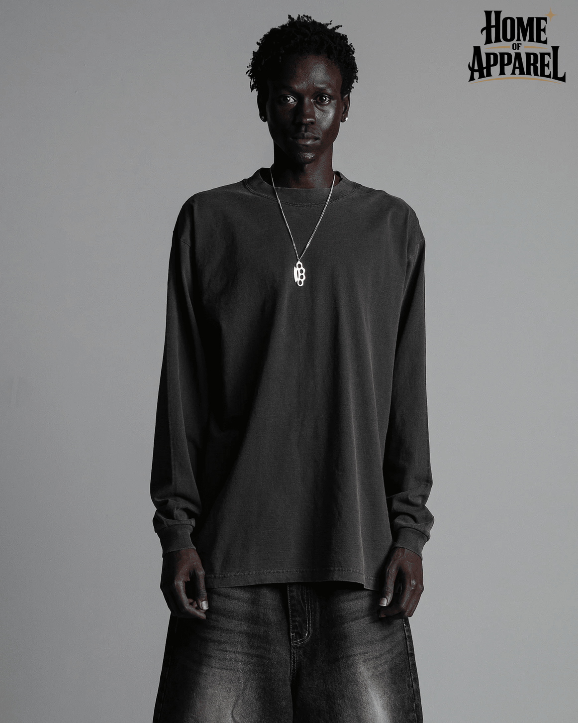 Shaka Wear Max Heavyweight garment-dyed long sleeve T-shirt, image 13