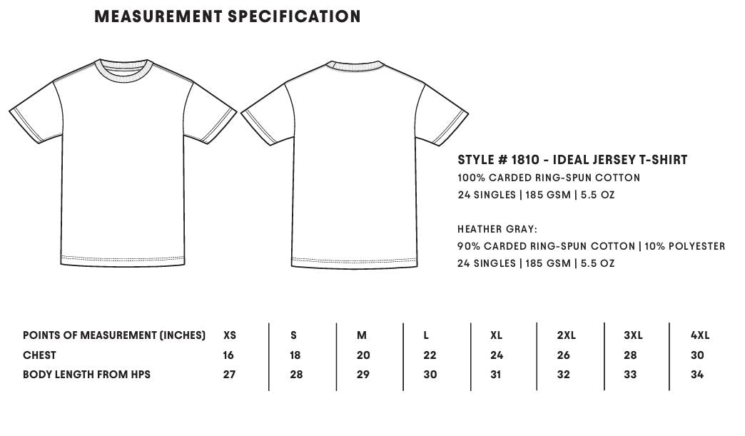 Next Level 1810 Ideal Tubular T-Shirt
