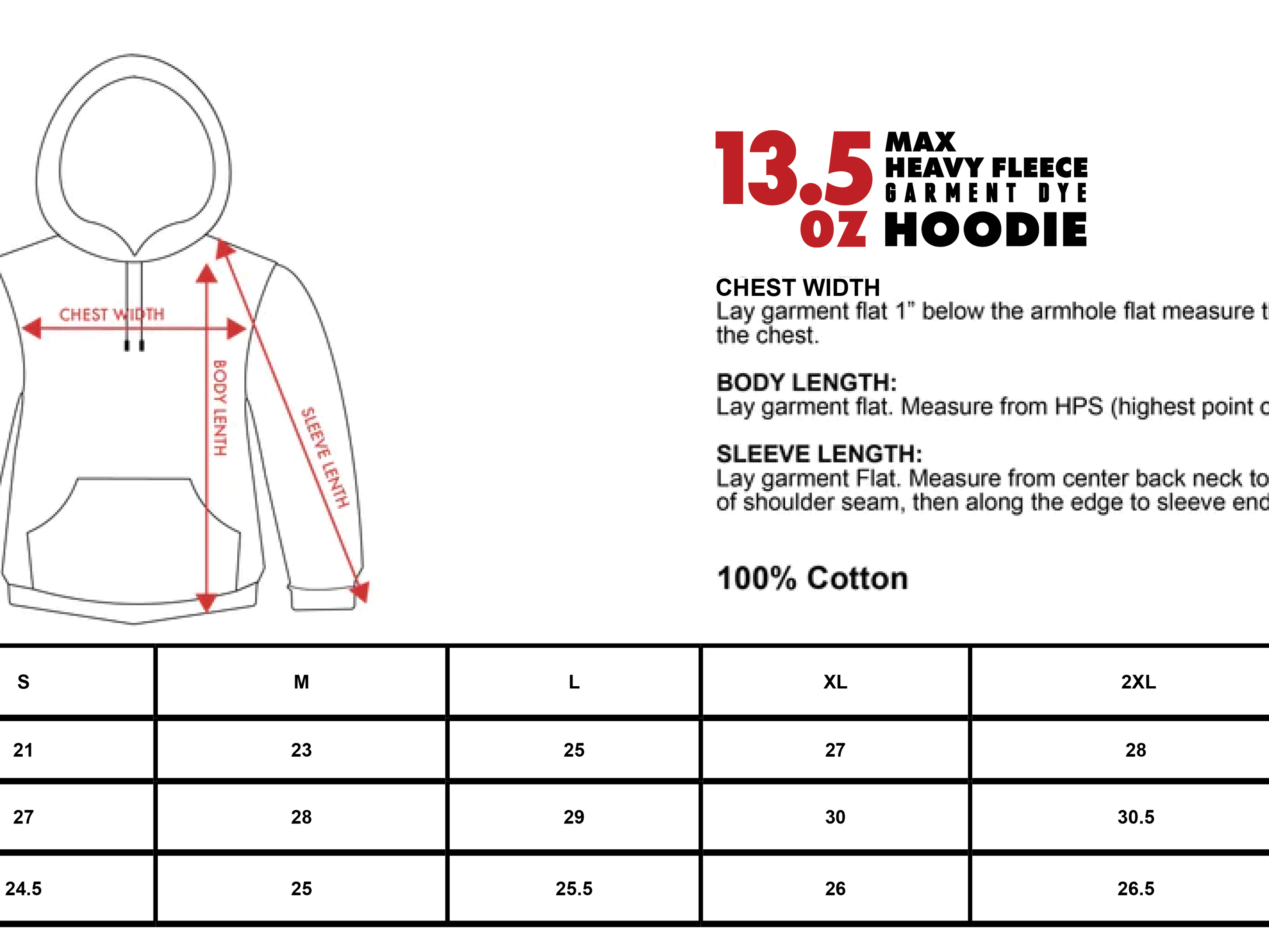 Shaka Wear 13.5 oz Heavyweight Garment Dye Hoodie – Oversized Fleece Hoodie