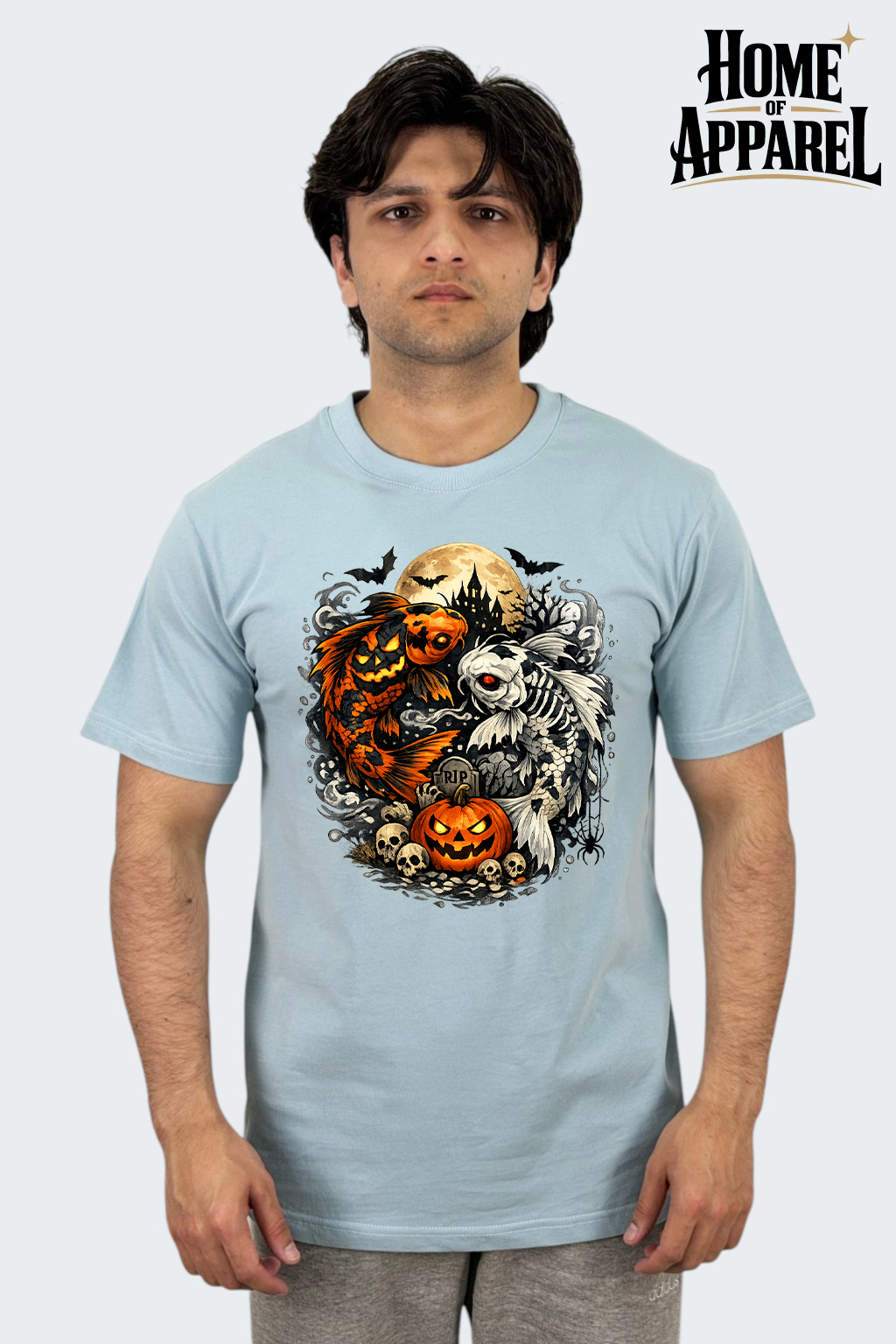 Halloween Unisex Graphic T-Shirt – 100% Cotton | Soft Short Sleeve Spooky Tee