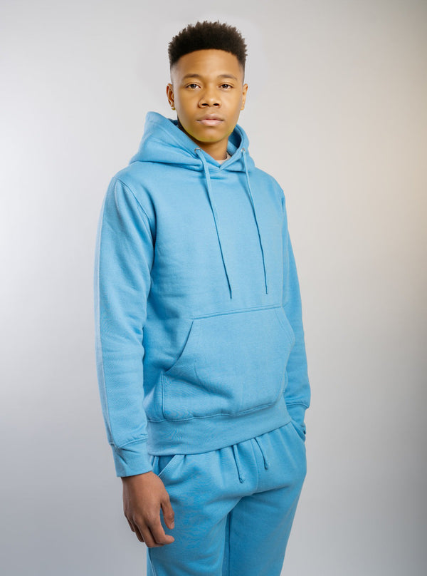 Sky Blue Heavy Blend Fleece SweatSuit