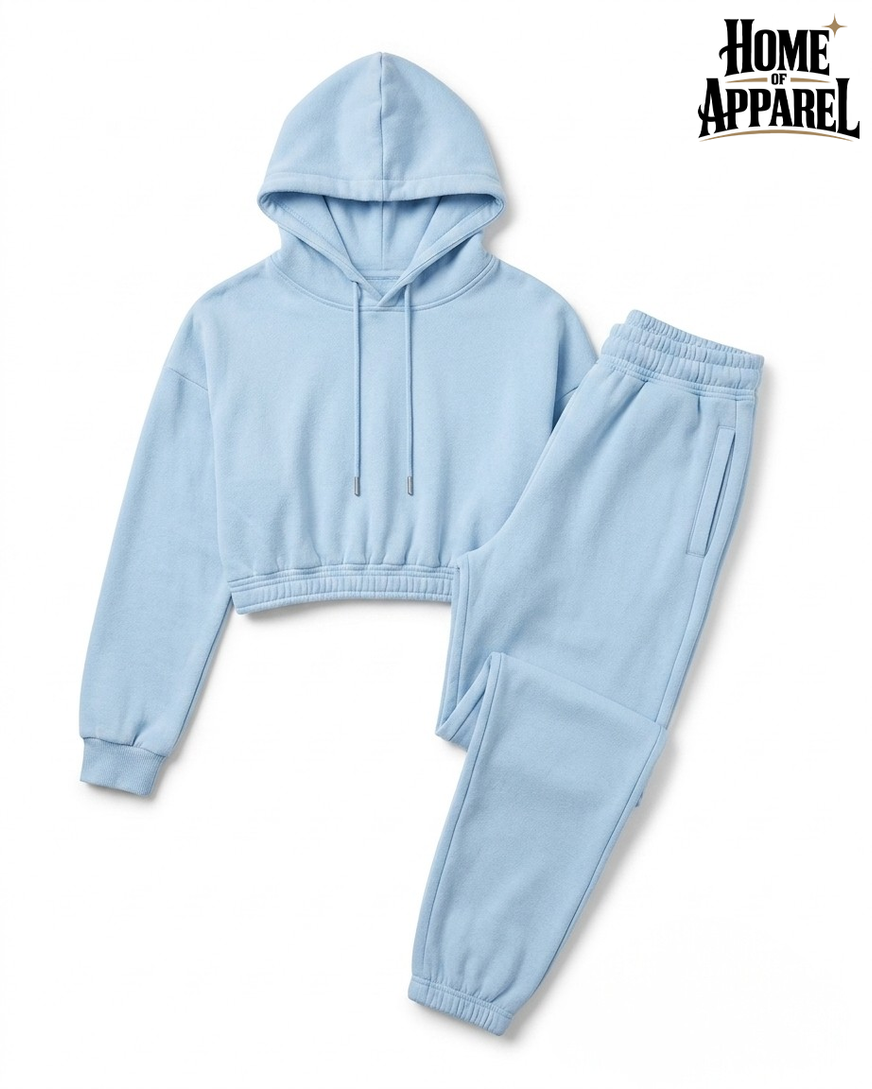 Women’s Cropped Top 2 Piece Set