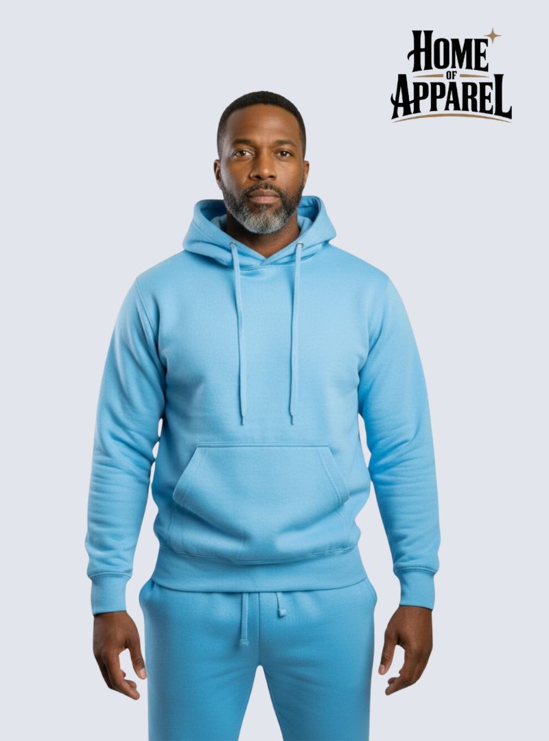 Sky Blue Heavy Blend Fleece SweatSuit