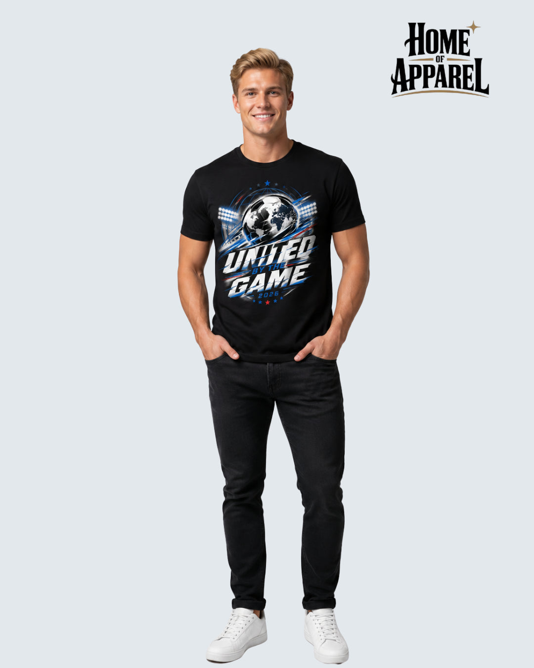 Sports Fan Crew Neck Graphic Tee
