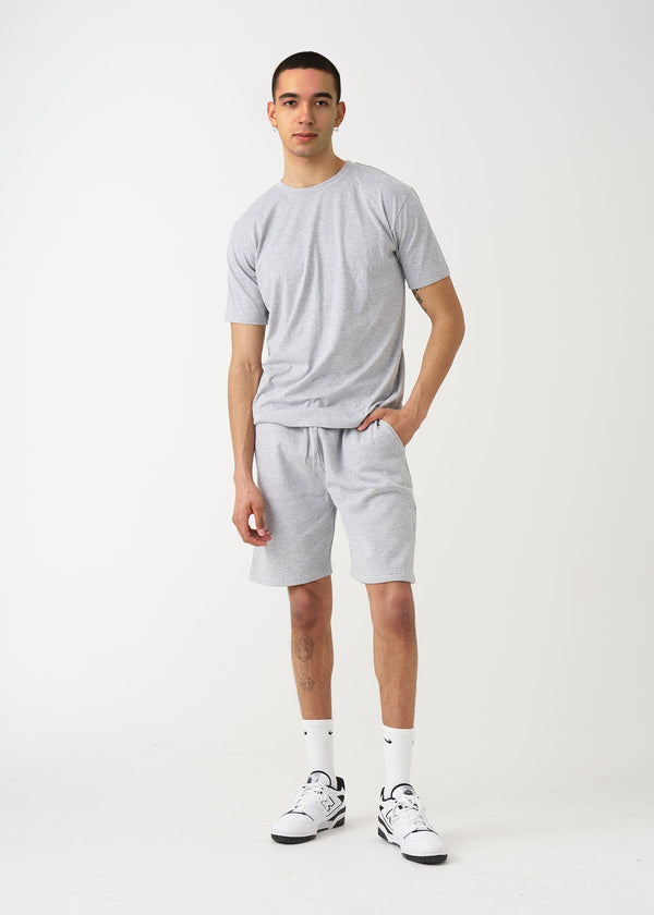 Grey T-Shirt And Short Set