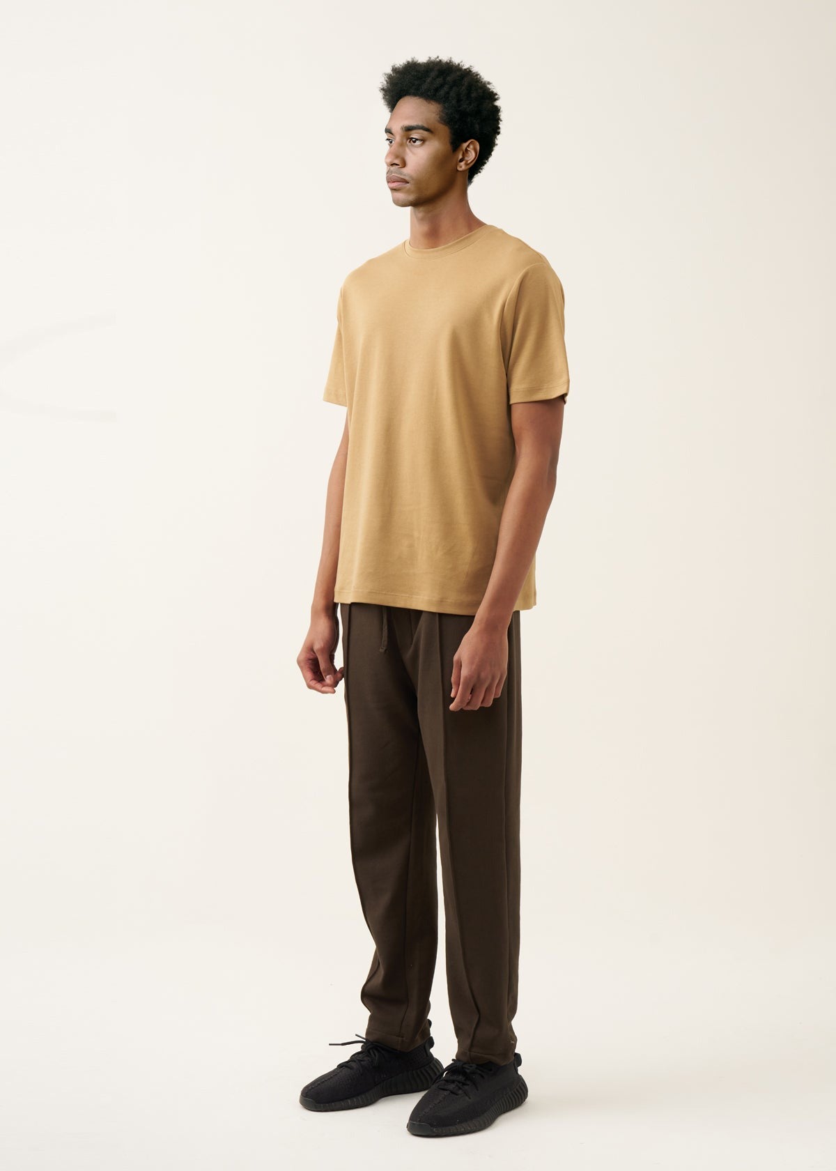 10 OZ Oversized Garment Dyed French Terry Distressed T-Shirt