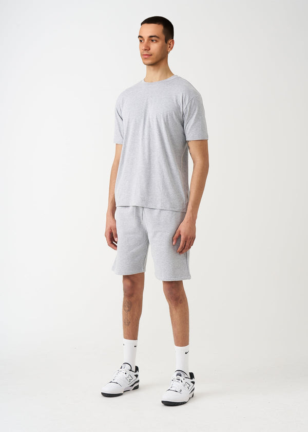 Grey T-Shirt And Short Set