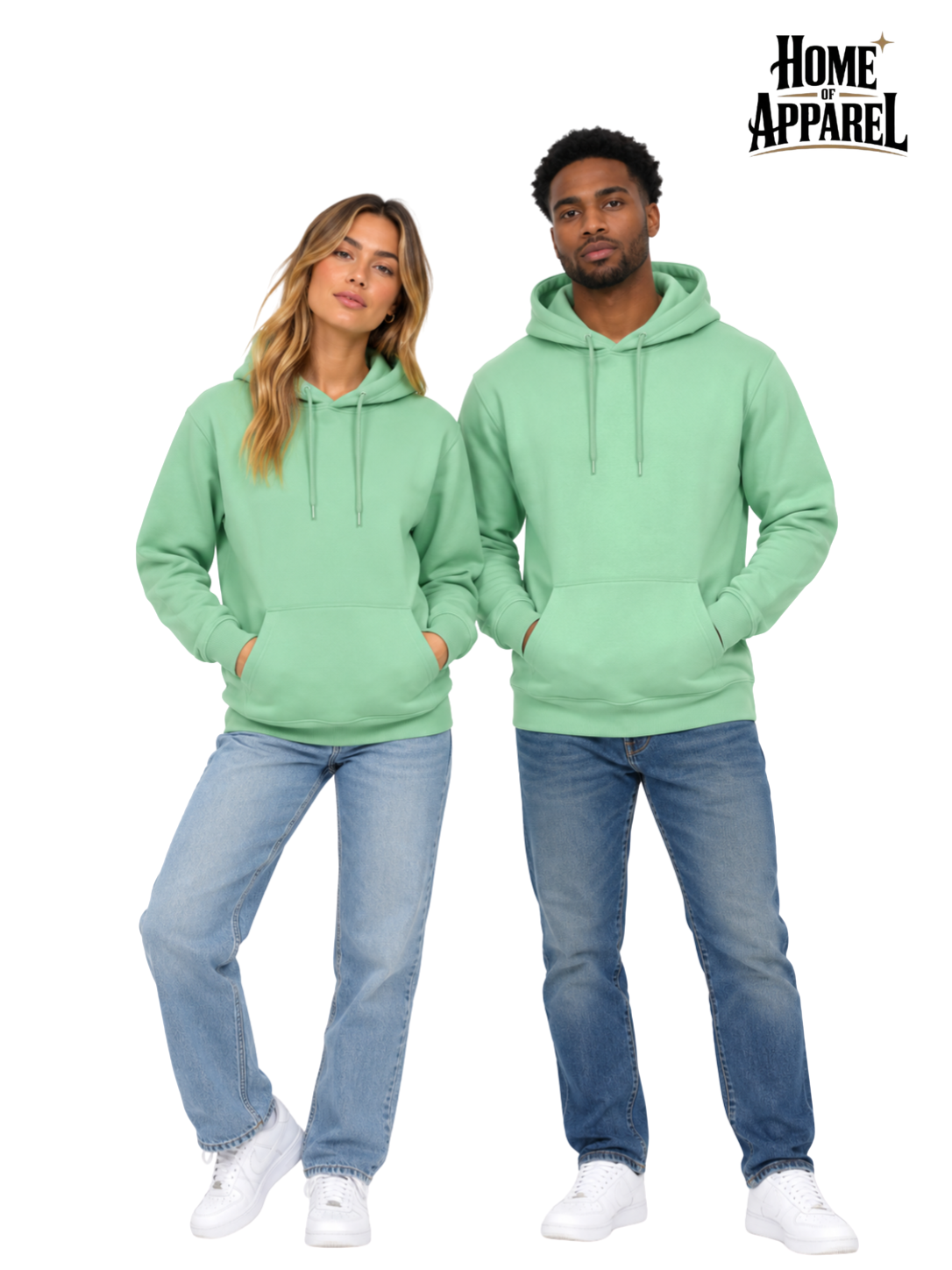 Unisex heavyweight 300 GSM hoodie with kangaroo pocket