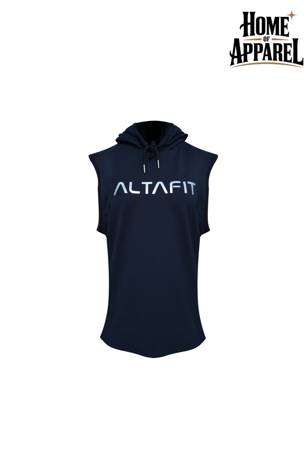 Lycra Terry Sleeveless Hoodie For Women