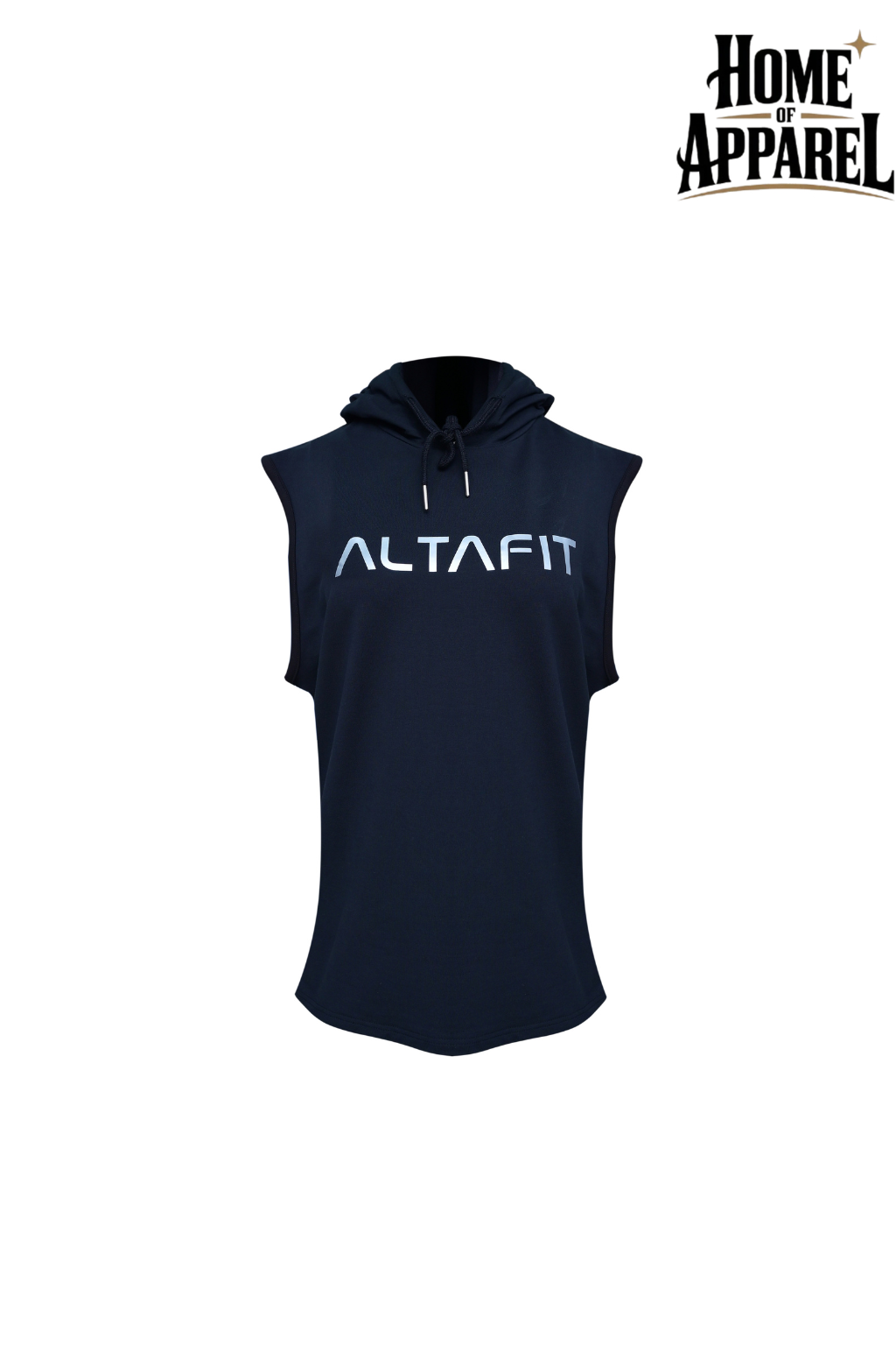 Lycra Terry Sleeveless Hoodie For Women