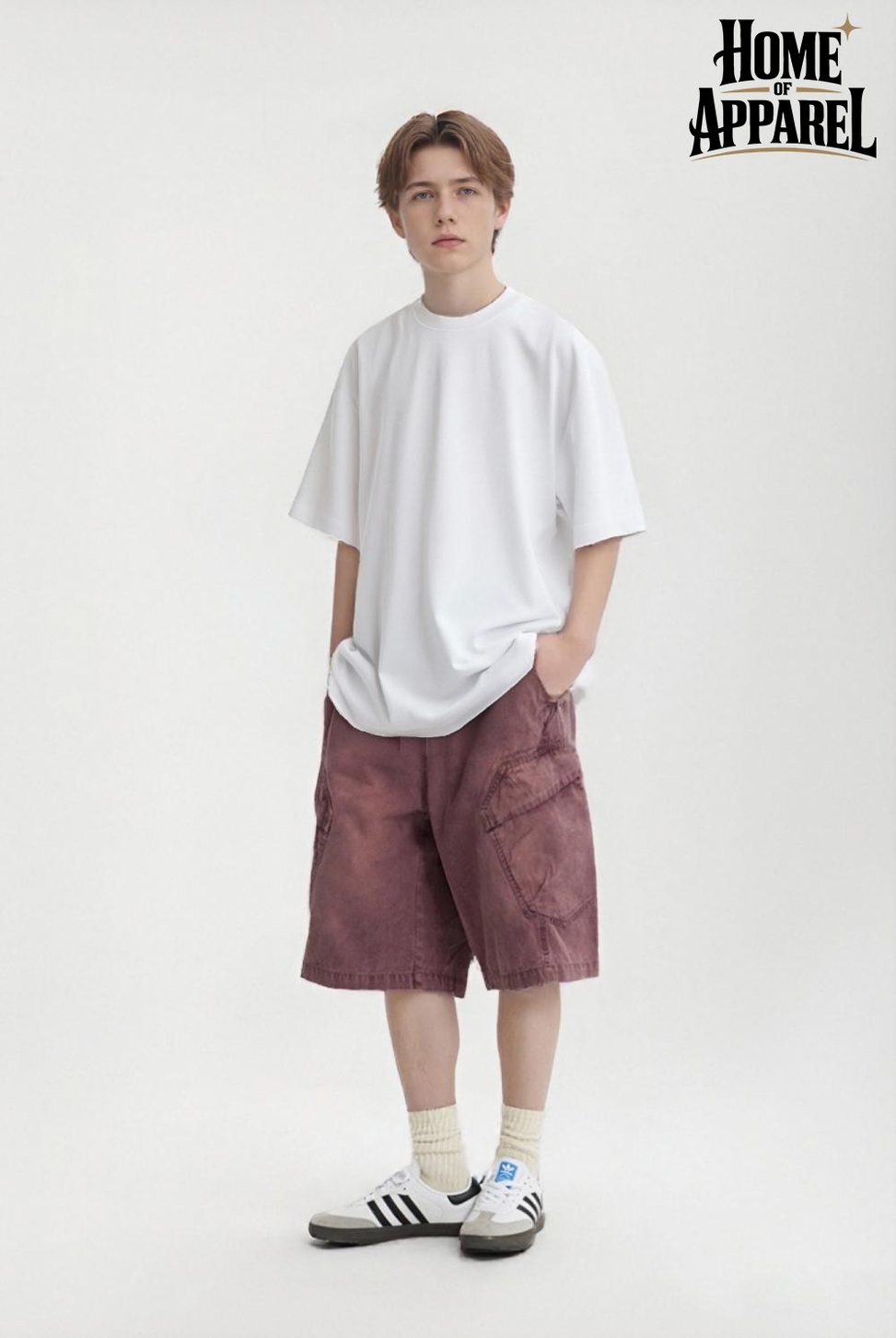 11.2oz Unisex Oversized Garment Dyed T-Shirt – 100% Cotton Heavyweight Tee