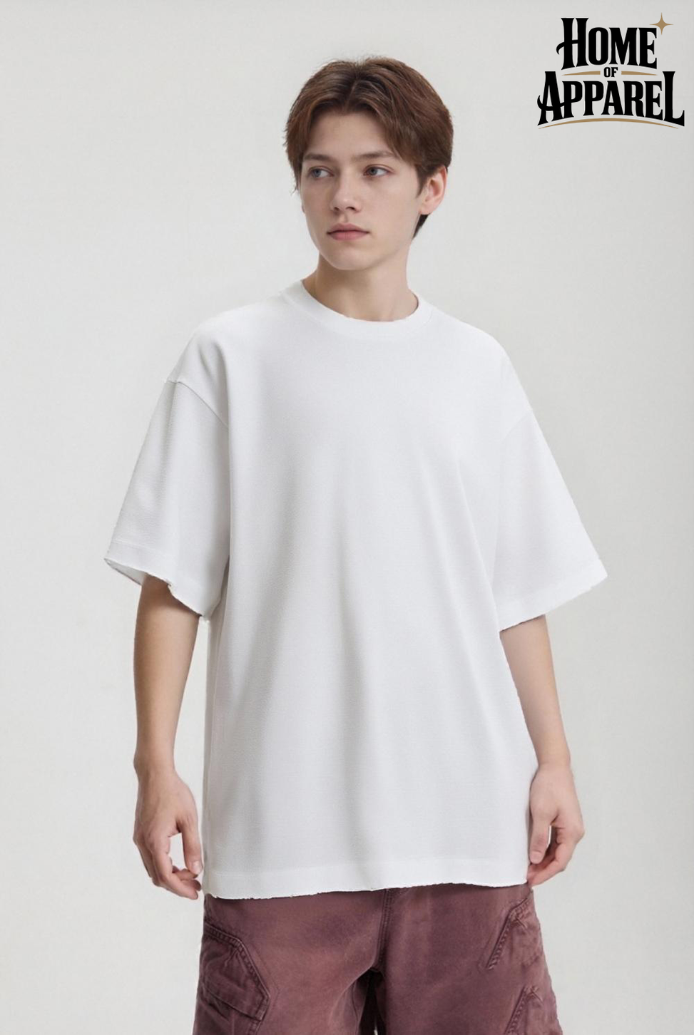 11.2oz Unisex Oversized Garment Dyed T-Shirt – 100% Cotton Heavyweight Tee
