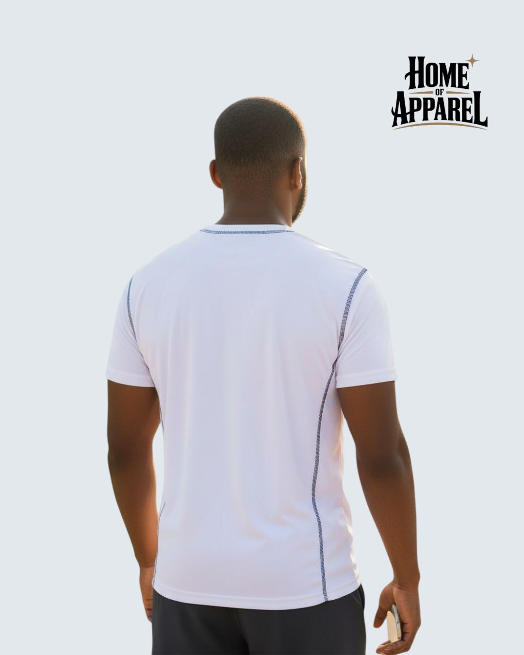 Contrast Stitch Dri Fit Mesh T-Shirt