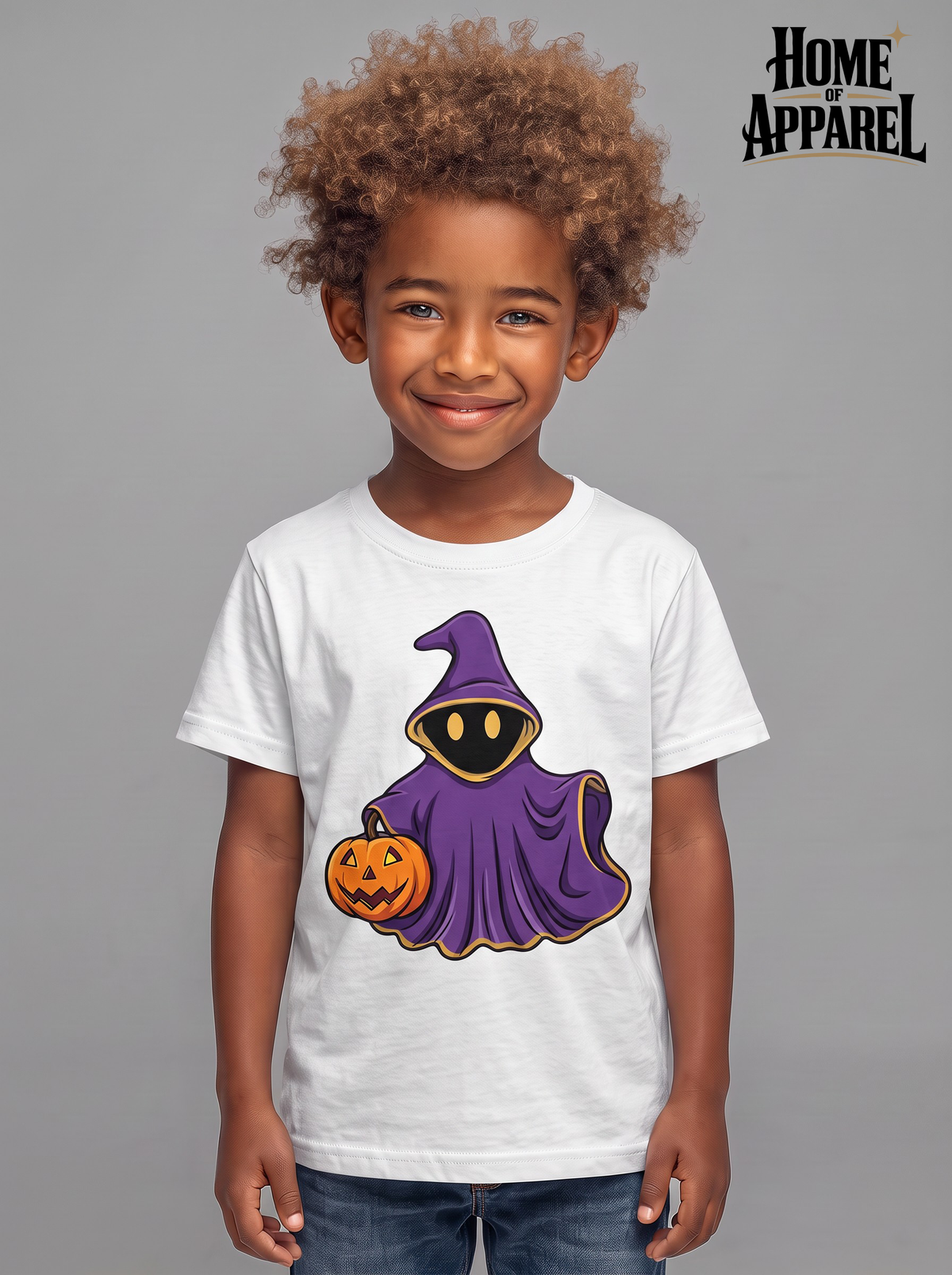 Halloween Youth Unisex T-Shirt – 100% Cotton Graphic Tee | Soft & Comfortable