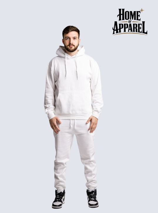 White Heavy Blend Fleece SweatSuits
