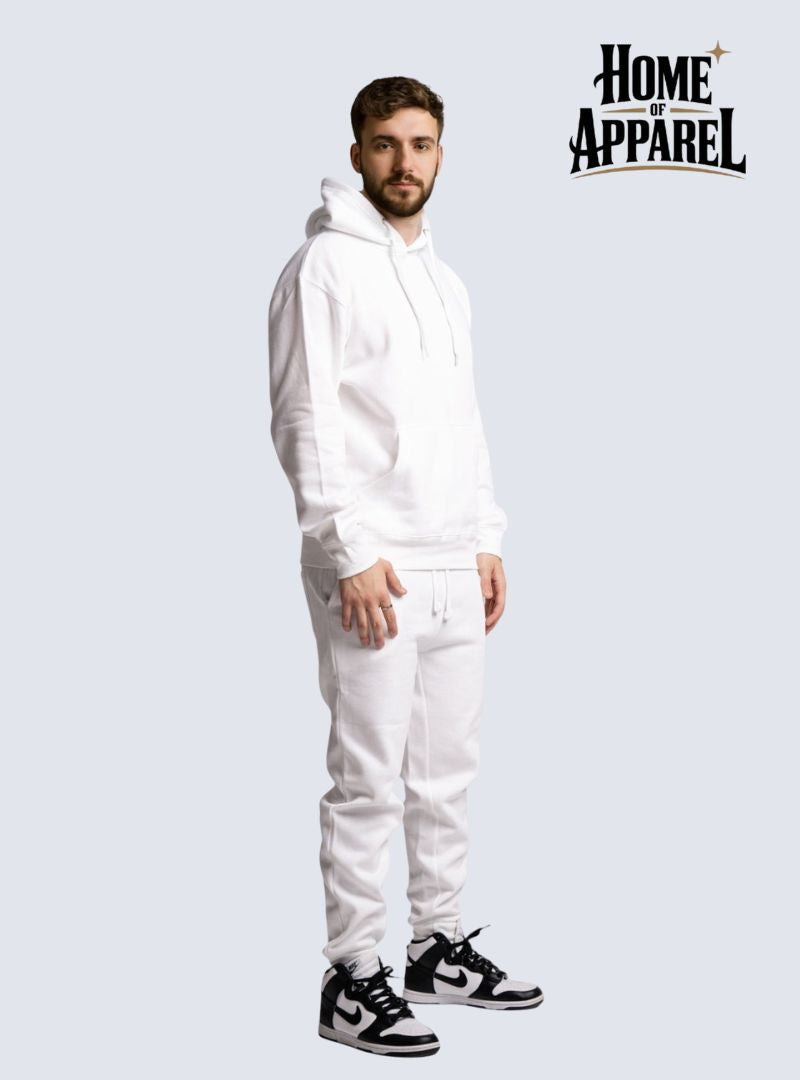 White Heavy Blend Fleece SweatSuits