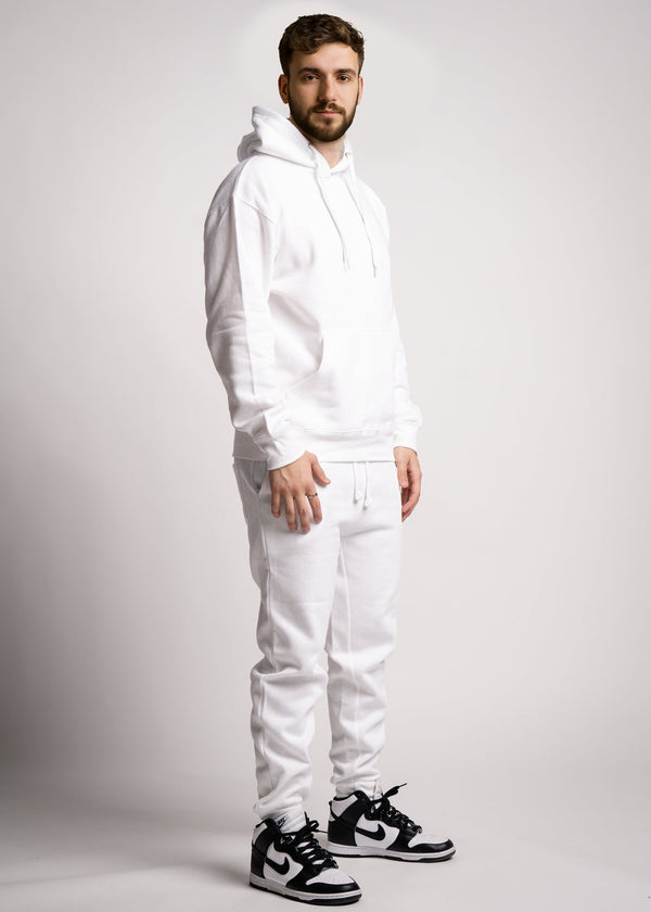 White Heavy Blend Fleece SweatSuit