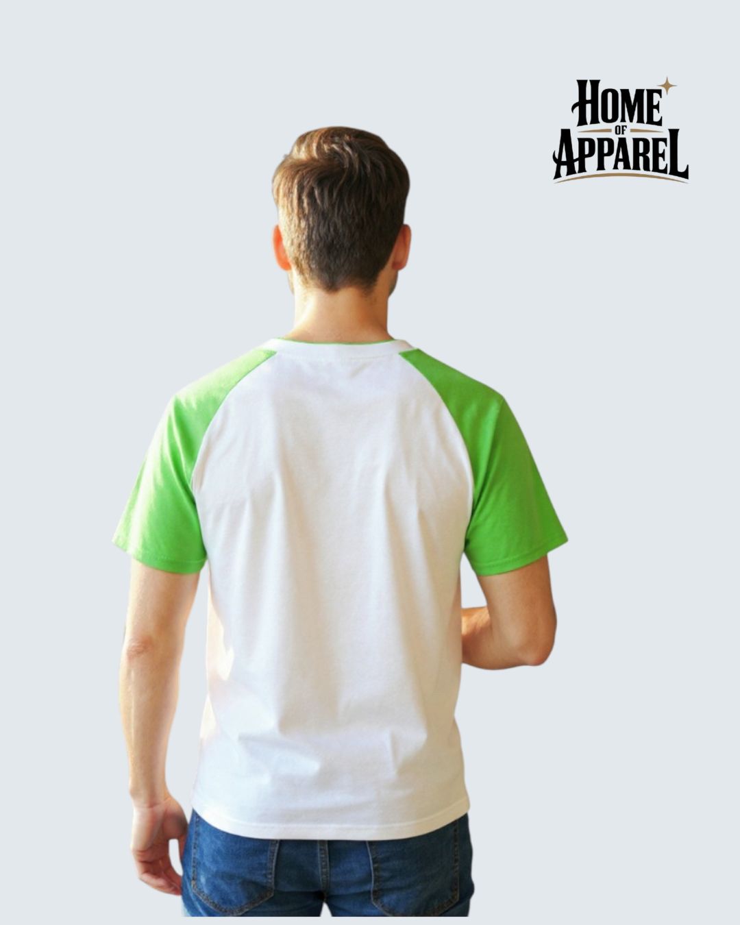 Cotton Jersey Contrast Raglan T-Shirt