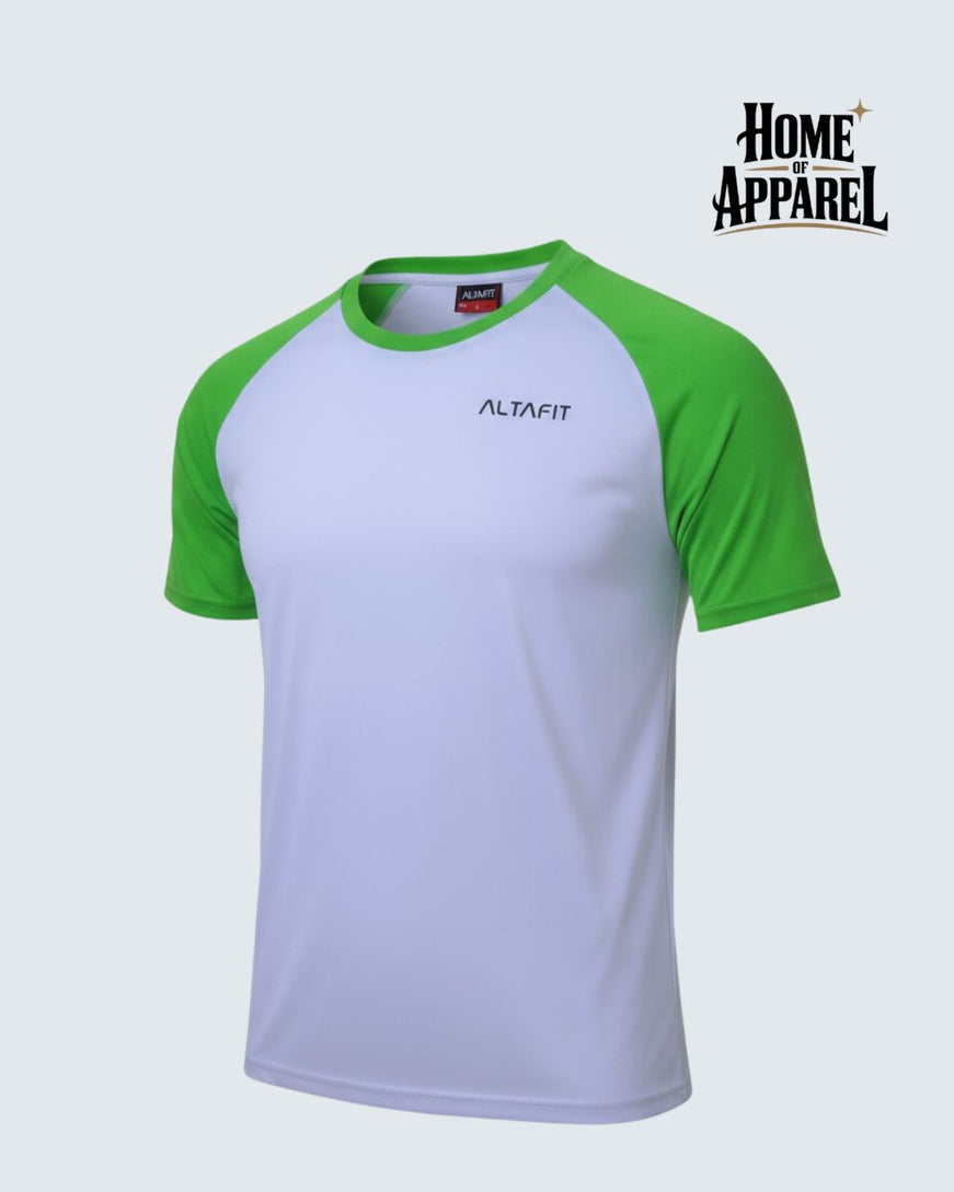 Cotton Jersey Contrast Raglan T-Shirt
