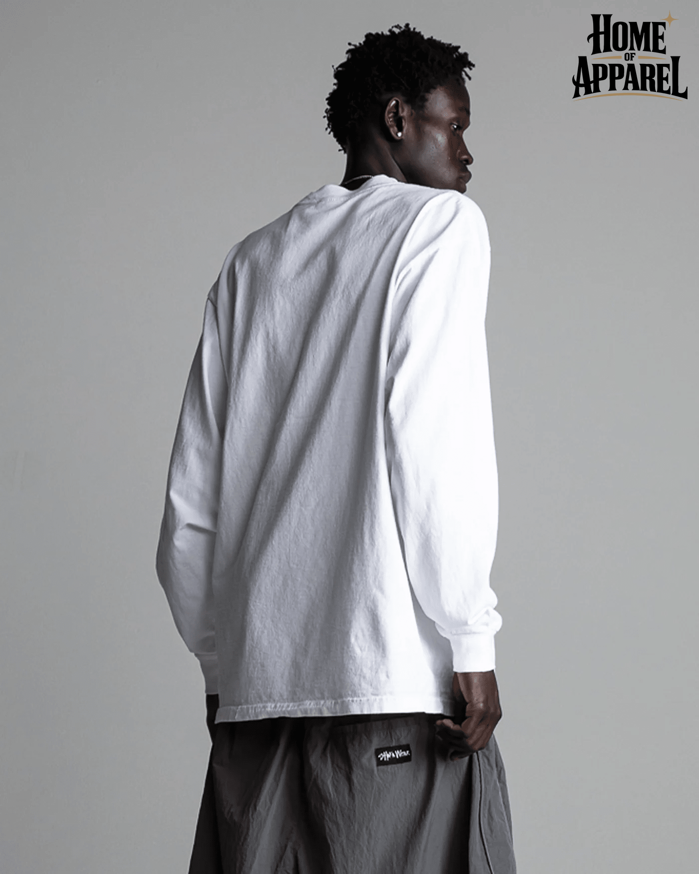 Shaka Wear Max Heavyweight garment-dyed long sleeve T-shirt, image 3