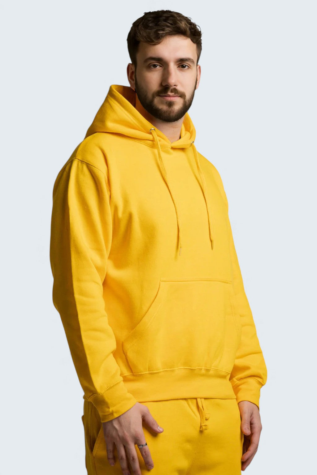 Yellow Heavy Blend Fleece Hoodie