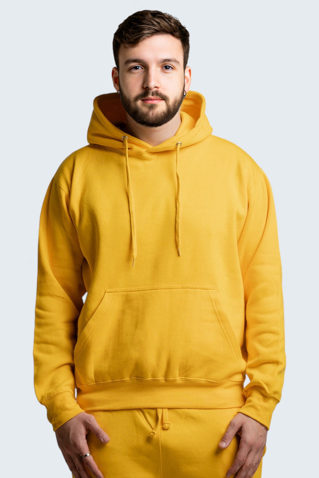 Yellow Heavy Blend Fleece Hoodie