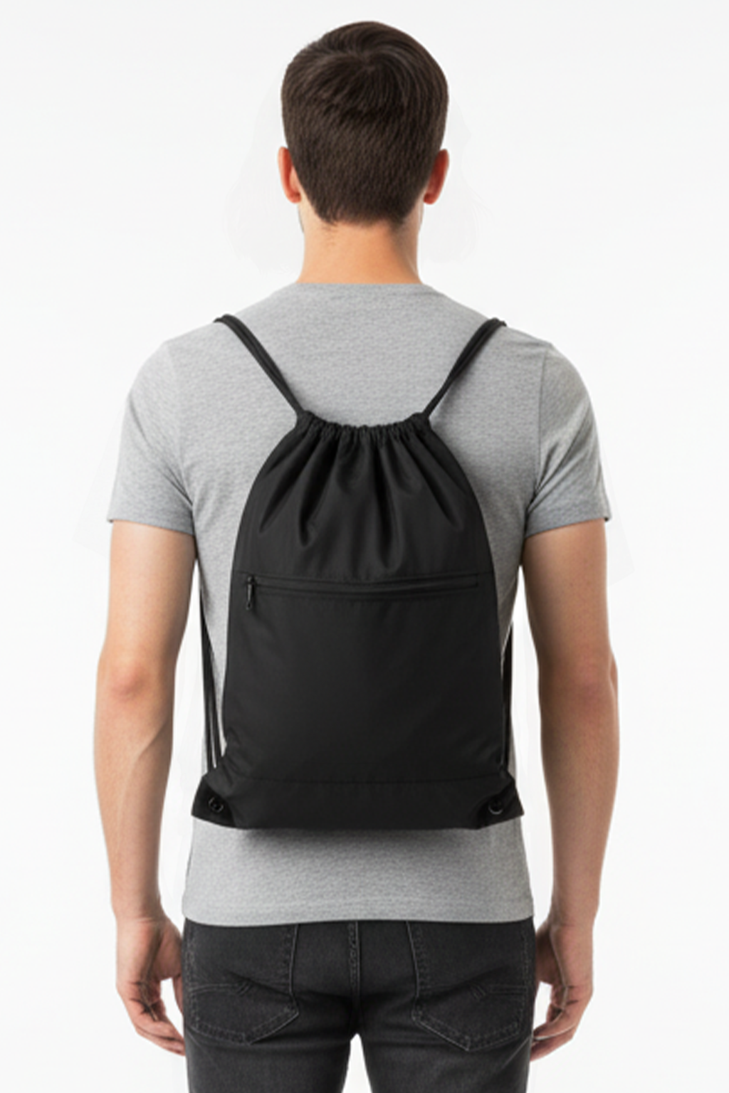 Nylon Drawstring Backpack