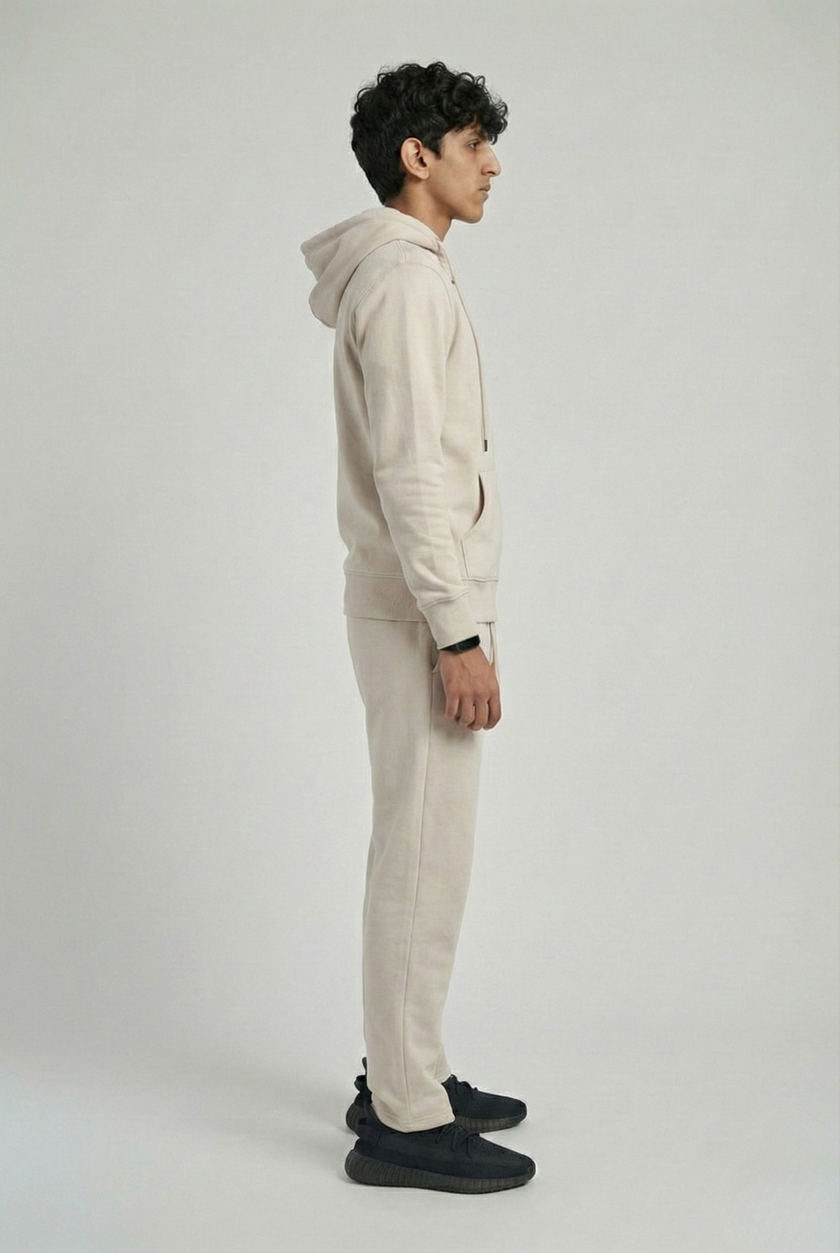 Sand Sweatsuit - Heavy Weight Cotton Fleece with Full Zipper