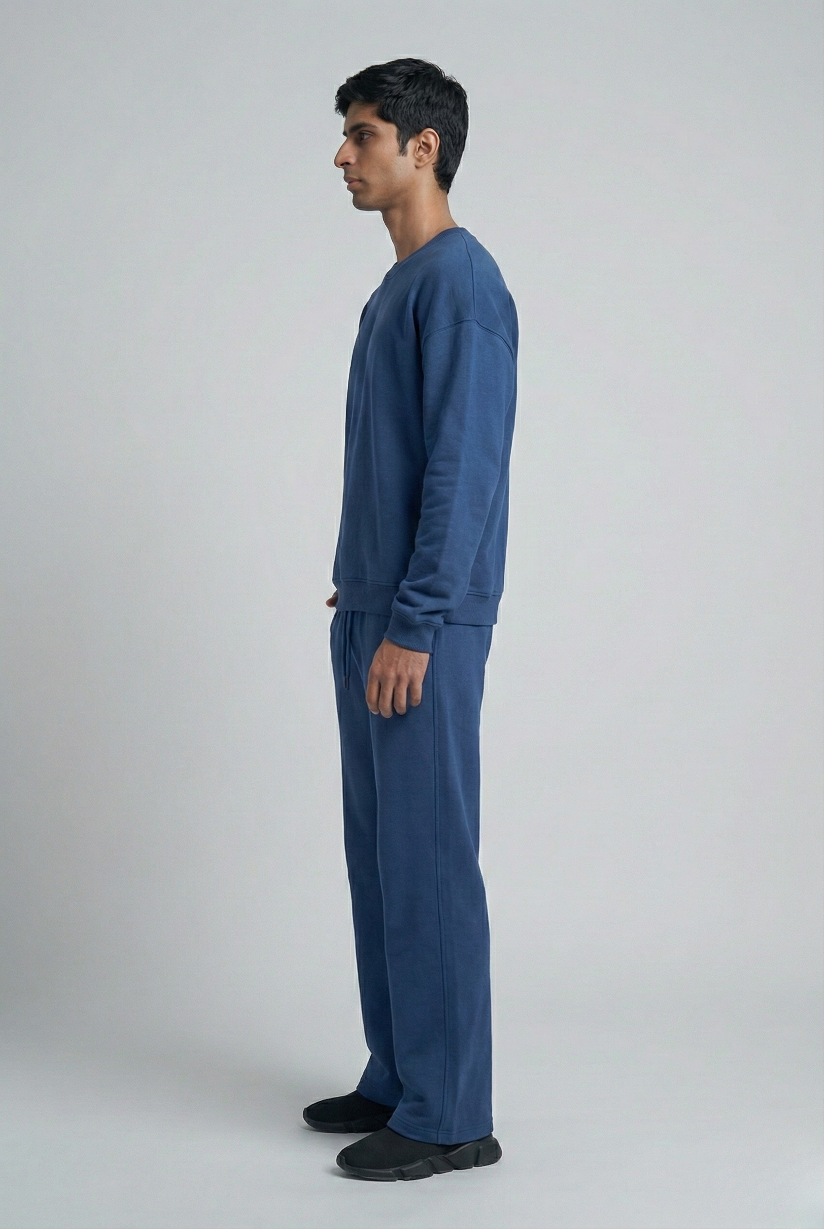 400 GSM Navy Oversized Cotton Terry Sweatsuit